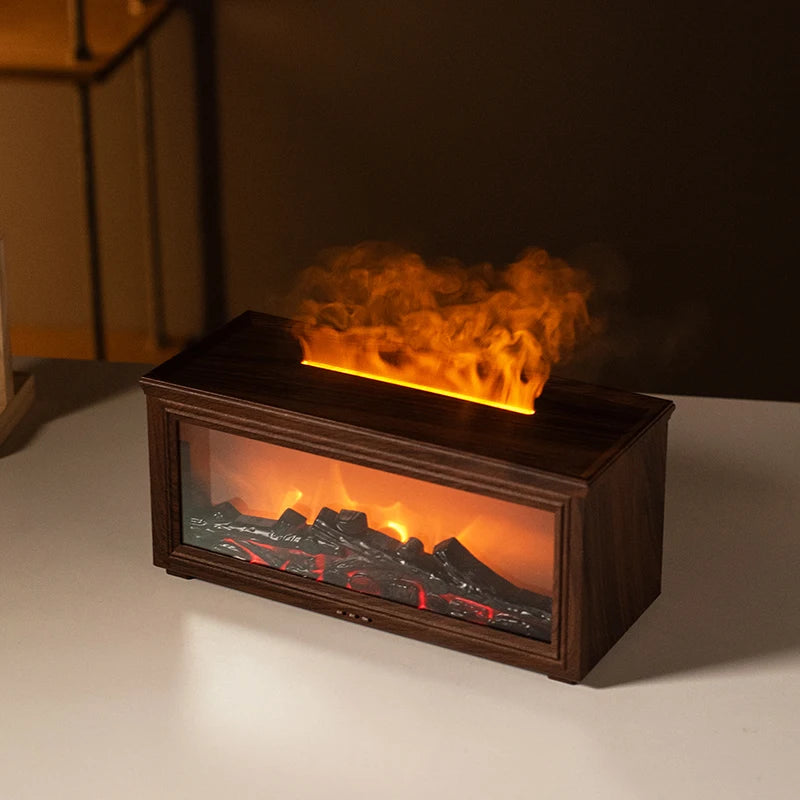 Essential oil diffuser for fireplace