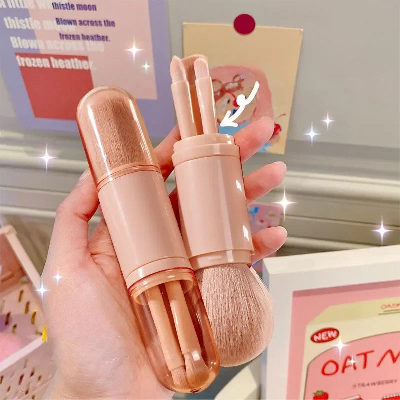 4-in-1 Makeup Brush Set