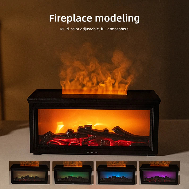 Essential oil diffuser for fireplace